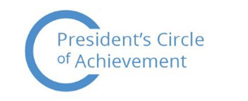 President's Circle of Achievement award badge